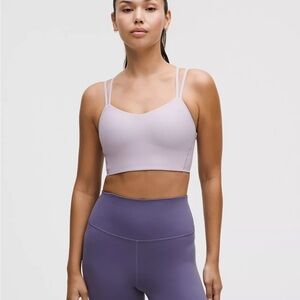 Lululemon Athletica Lavender Double-Strap Sports Bra